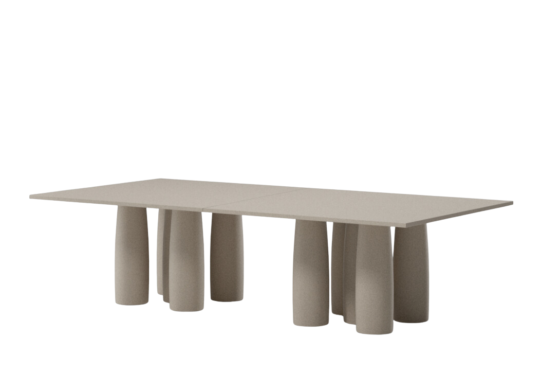 Product Image Il Colonnato Table Rectangular Cement