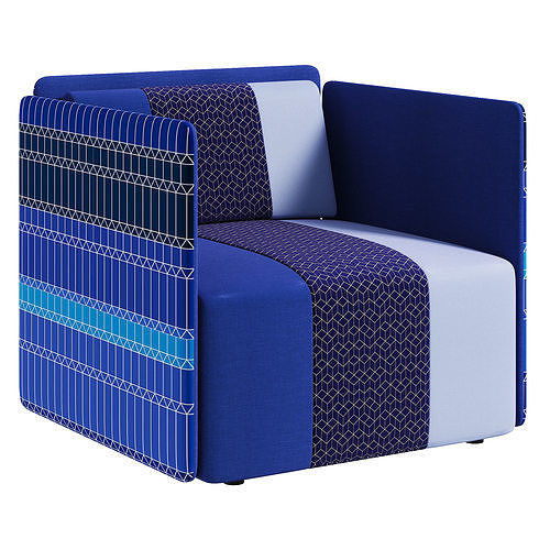 Product Image Block Seat Armchair