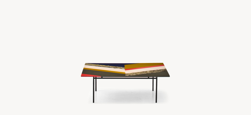 Product Image Fishbone Low Table Round